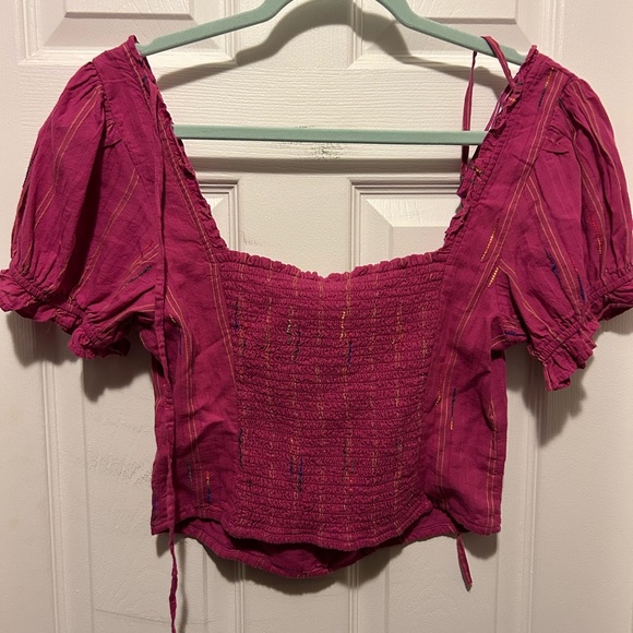 Super cute never worn Free People crop top. Smoke free home - Picture 4 of 4